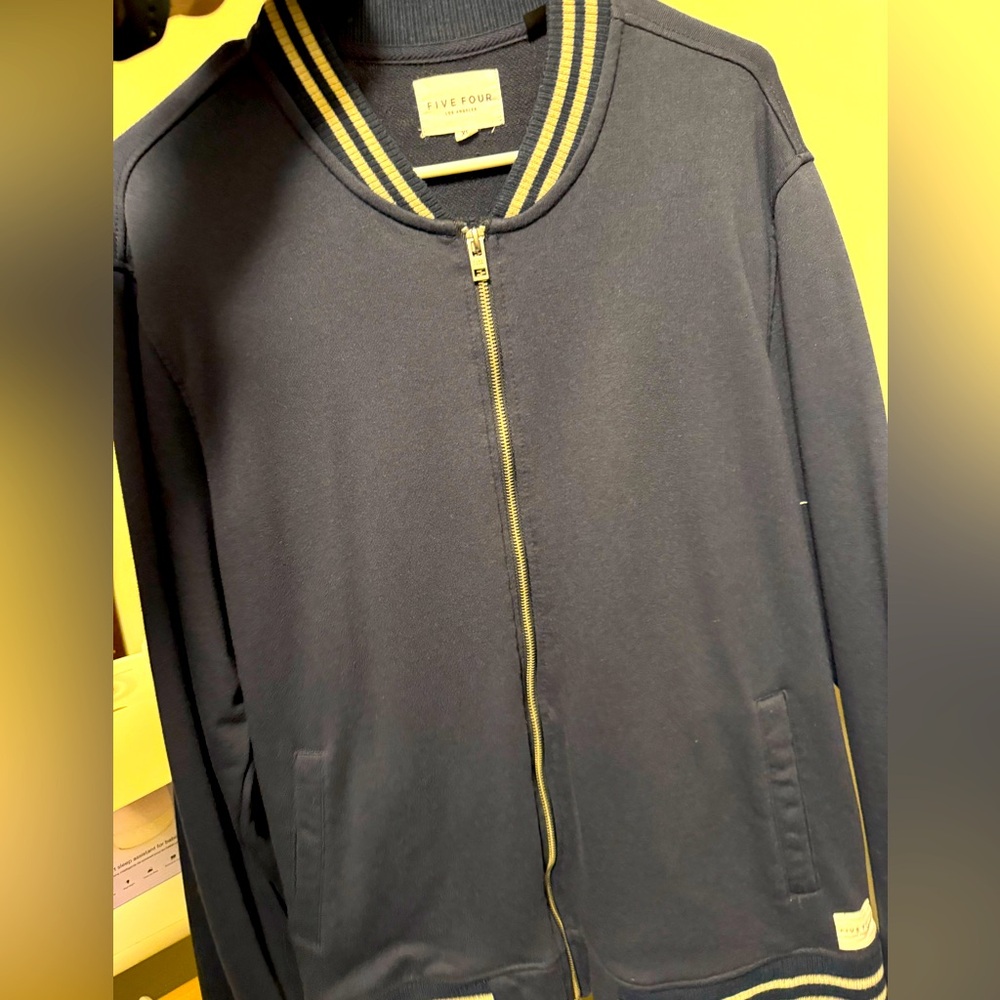 Fivefour Five Four zip up Navy Blue XL